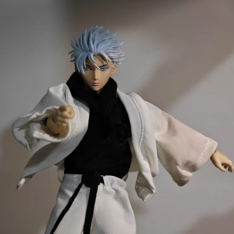 1/12 Jujutsu Kaisen Gojo Satoru Head Carving For 6″ Romankey VTOYS Figure Body