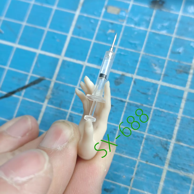 1/6 Soldier woman Injection Syringe Model for 12”action figure ph tbl