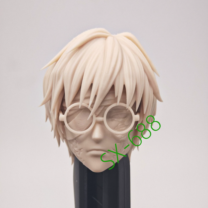 1/12 Jujutsu Kaisen Zenin Maki Head Carving For 6″Romankey Figure Body