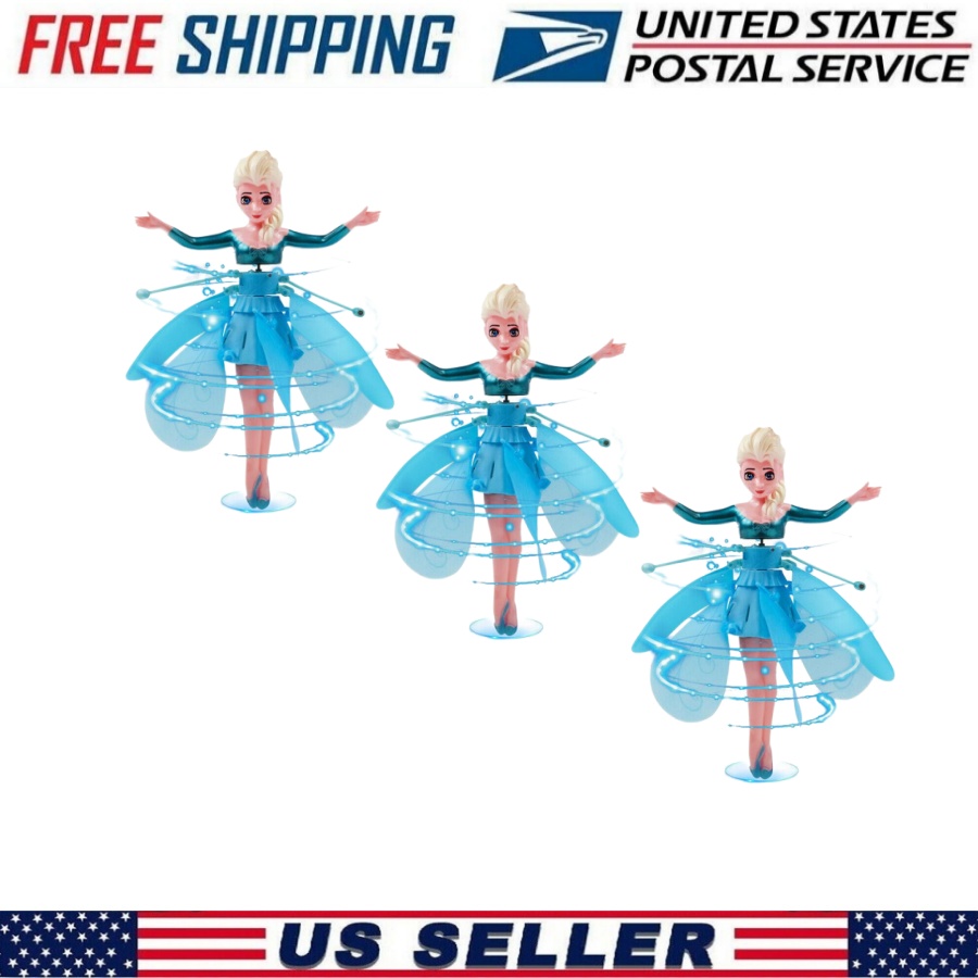 Flying Fairy Girls Princess Doll Magic Infrared Auto Induction Control Kids Toys