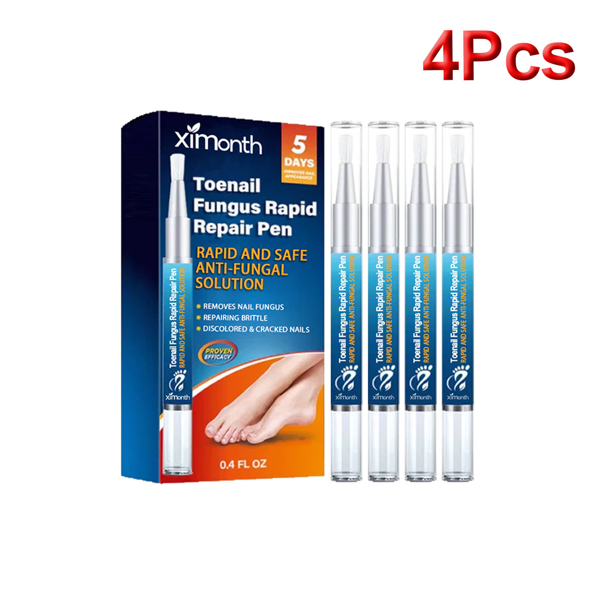 Nail Care Pen, 4~20Pcs Fungal Nail Pen, Nail Fungus Treatment For Toenail US