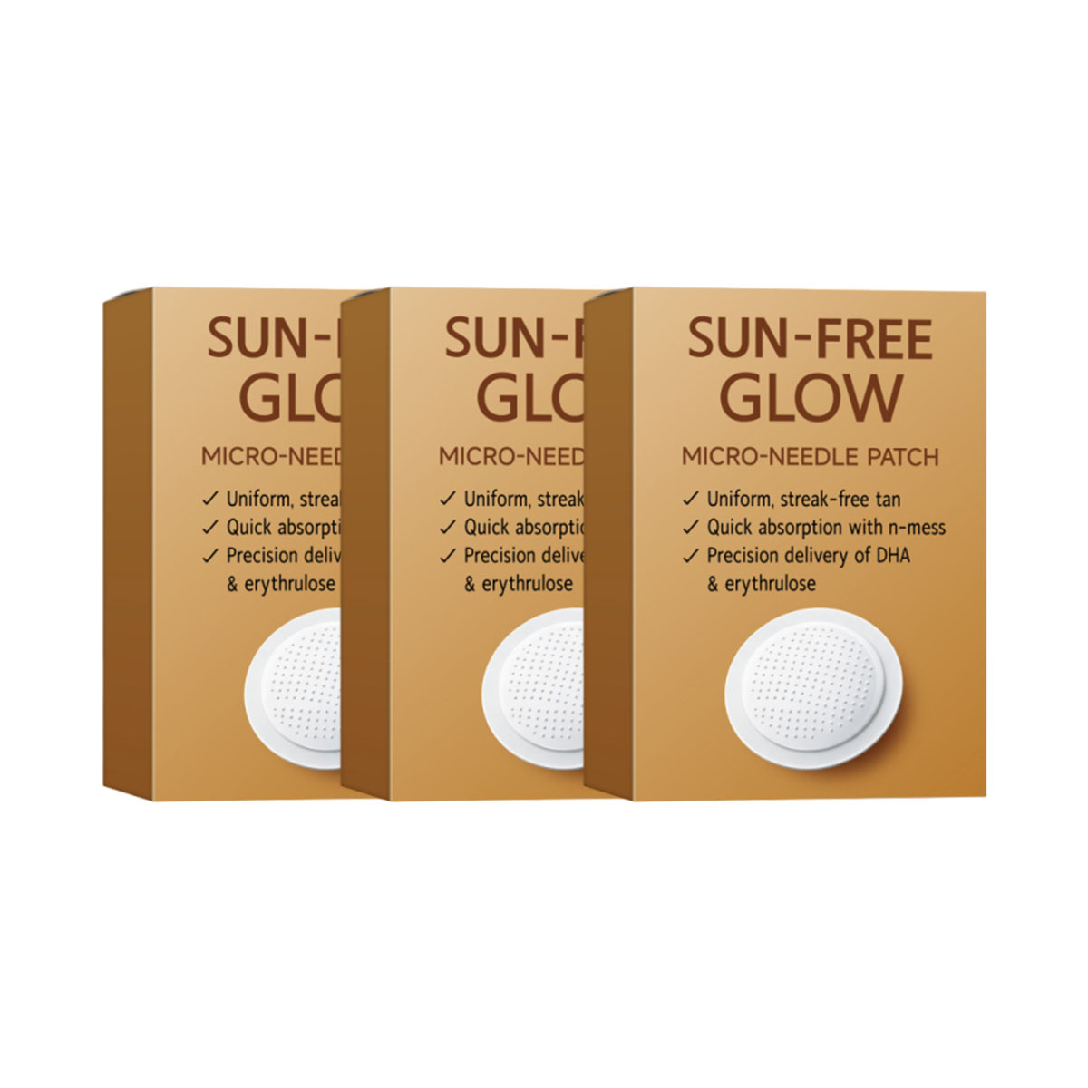 10~50Pcs Sun Free Glow Patches, Advanced Tanning Patches for Women and Men