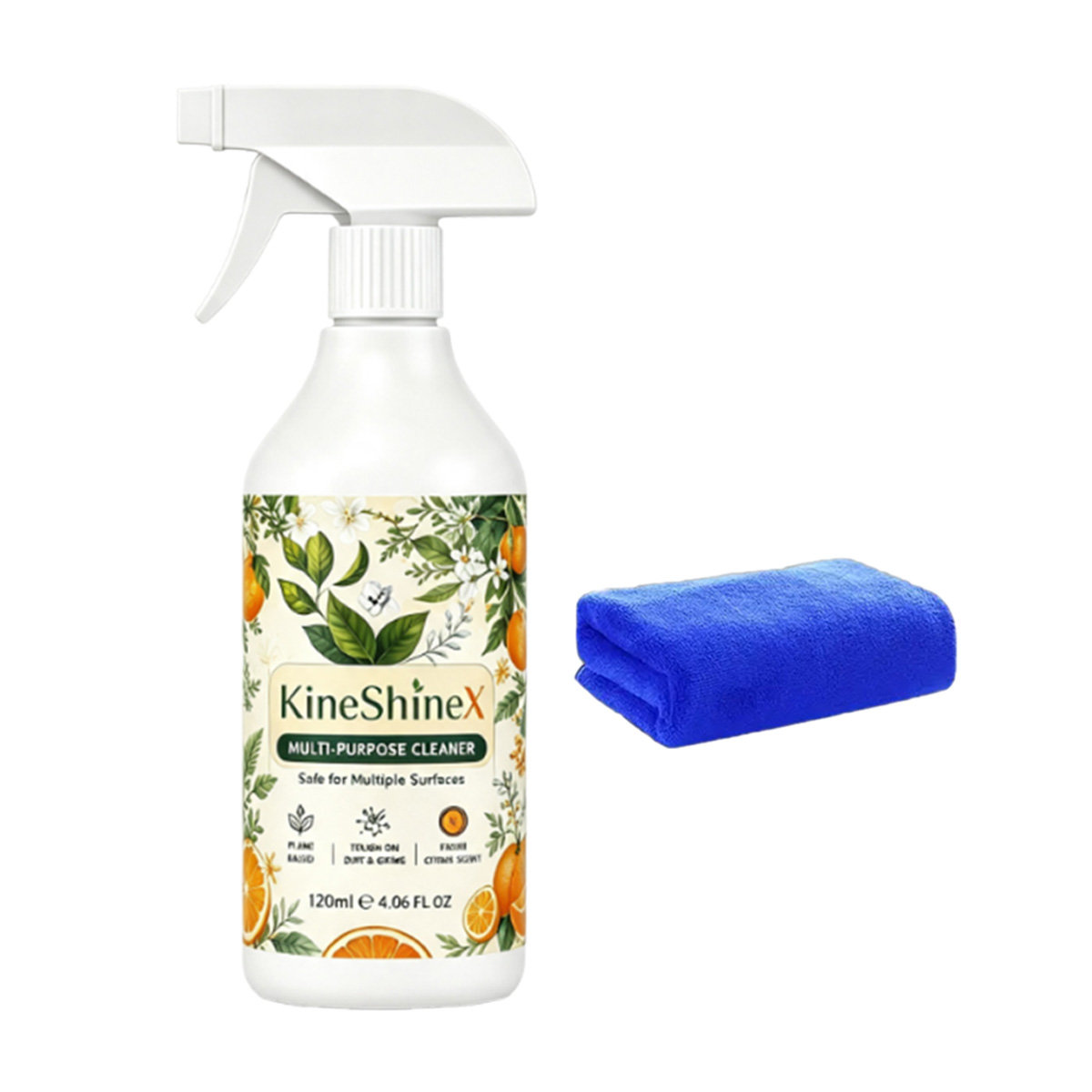 Multipurpose Cleaner Spray,Orange Scent Home Cleaner for Kitchen,Bathroom,Floor