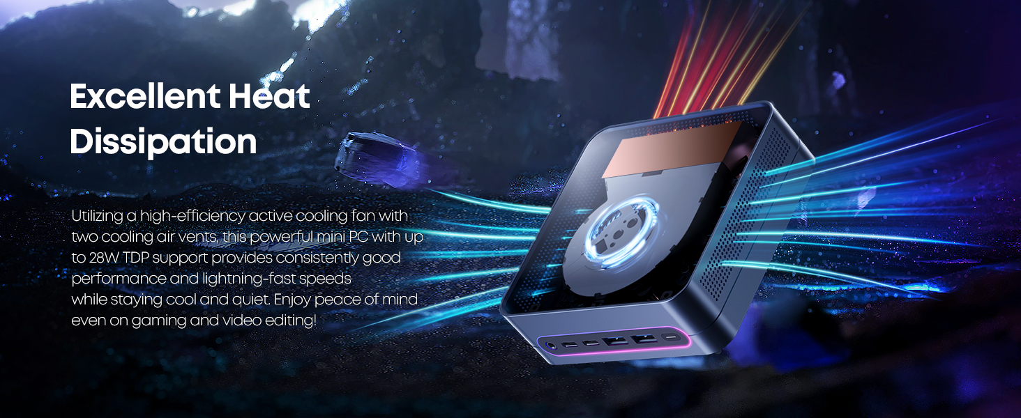 CHUWI 2024 LarkBox S 16g+512g Mini PC Intel Core i3 1220P Win11