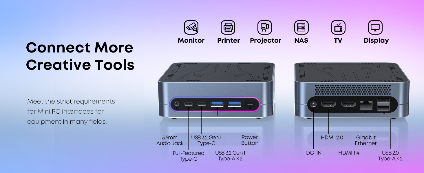 CHUWI 2024 LarkBox S 16g+512g Mini PC Intel Core i3 1220P Win11
