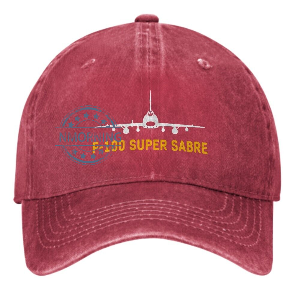 F-100 SUPER SABRE Veterans Men Women Baseball Cap Adjustable Sport Dad Hat