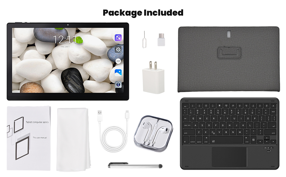 Tablette 10,1 pouces Écran Ips Hd Mémoire WiFi sans fil 1 + 16 Go