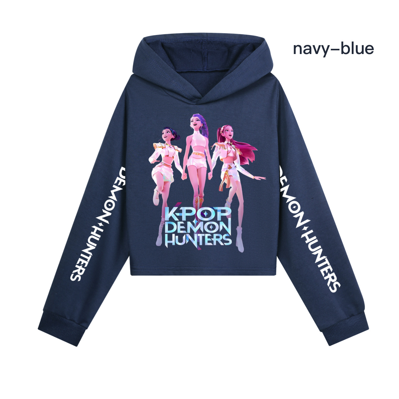 Girls KPOP Demon Hunters Hoodie Kids HUNTRX Hoody Sweatshirt Pullover Jumper Top