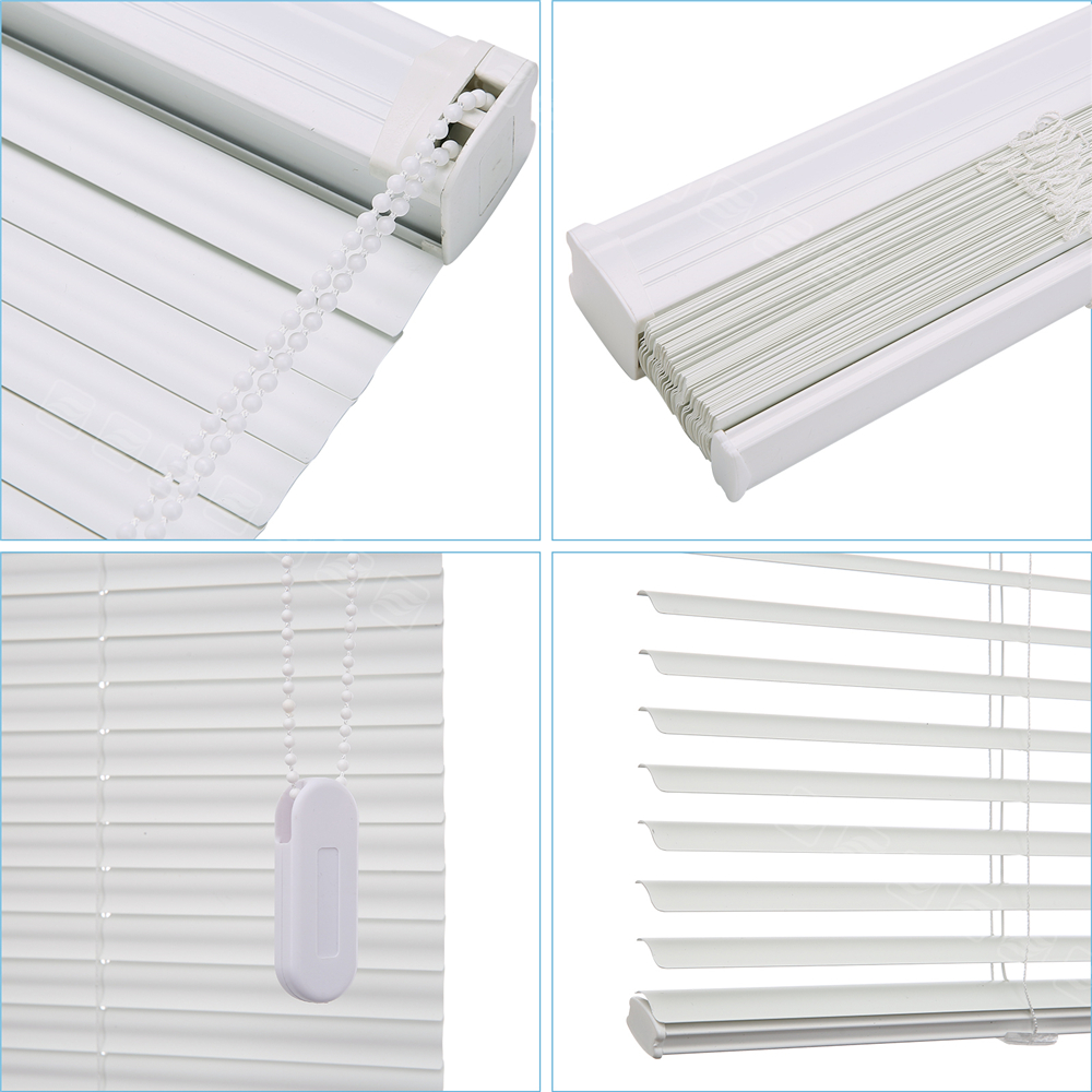 Corded Mini Blind Single Touch 1 Inch Window Shades in Choose Size Customize-S